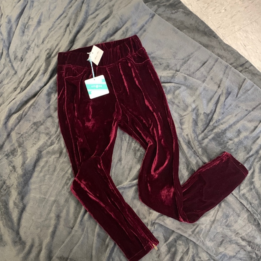 Velvet leggings